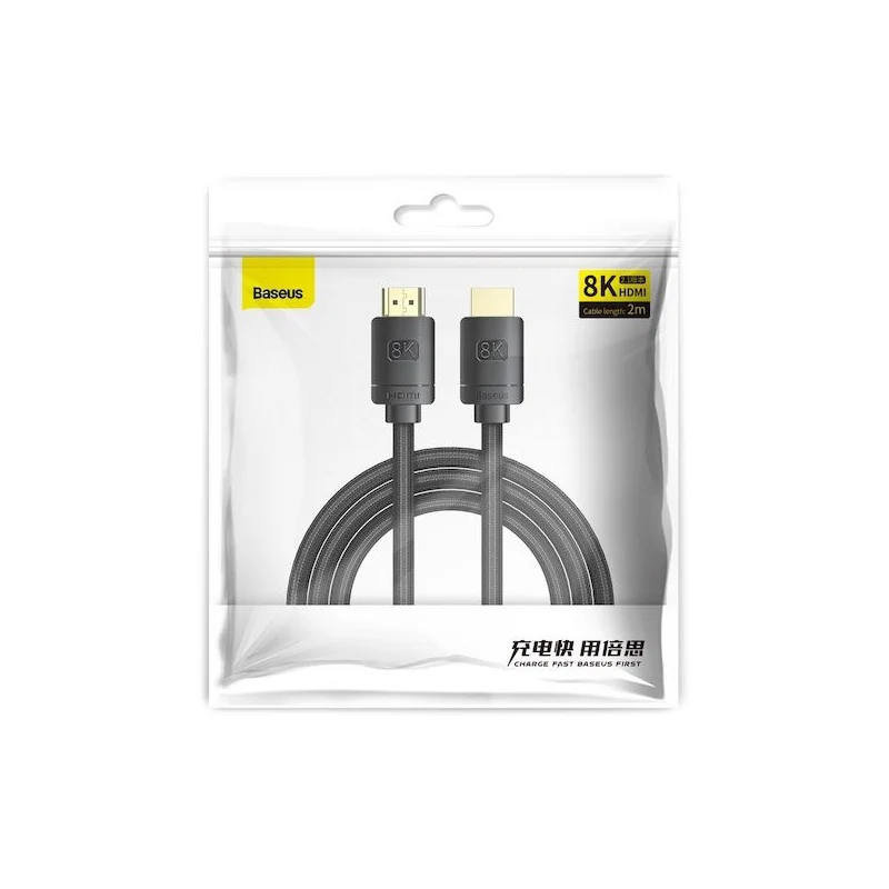 Câble HDMI Cafule 4K Mâle 2m Noir - BASEUS - BAS218192