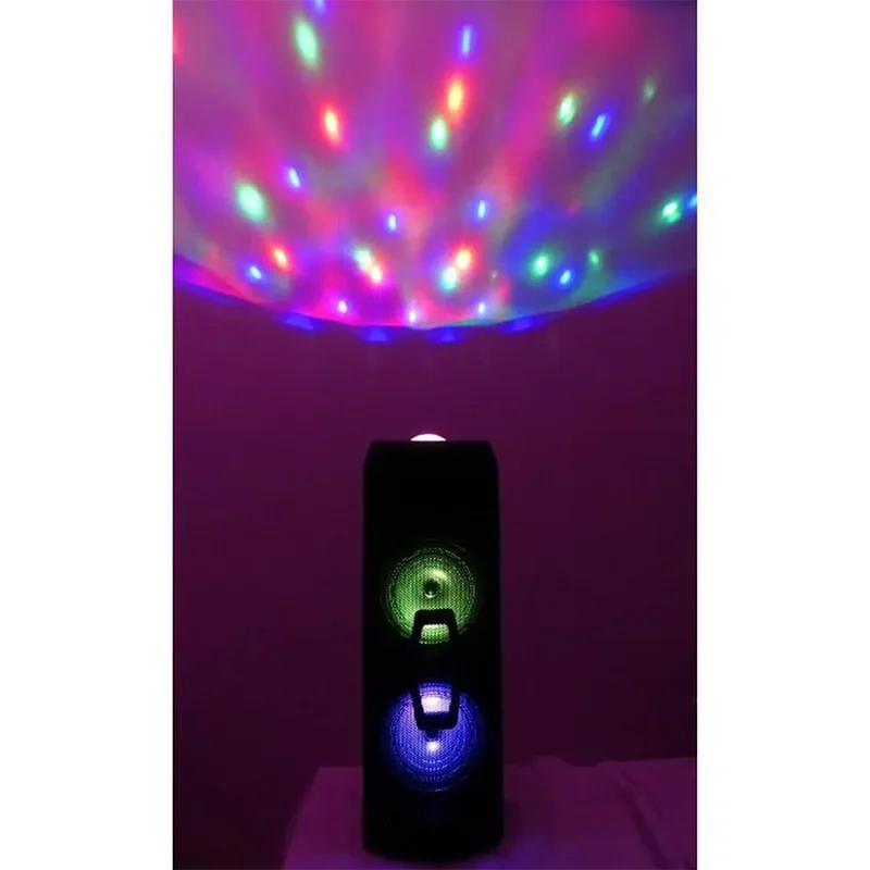 Enceinte lumineuse Bluetooth 400W Fonction Karaoké Noir - INOVALLEY - INKA112BOWL