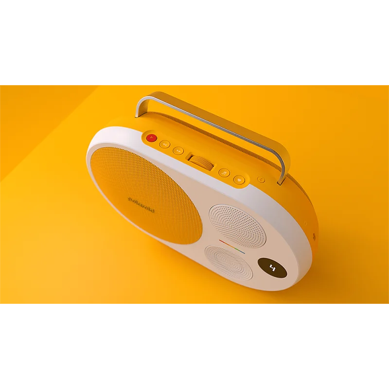 Enceinte sans fil Bluetooth Music Player 4 5OW Blanc/Jaune - POLAROID - POLAPLAYERP4JAUNE