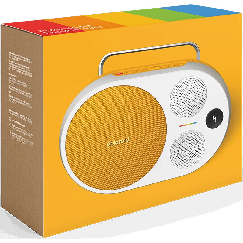 Enceinte sans fil Bluetooth Music Player 4 5OW Blanc/Jaune - POLAROID - POLAPLAYERP4JAUNE