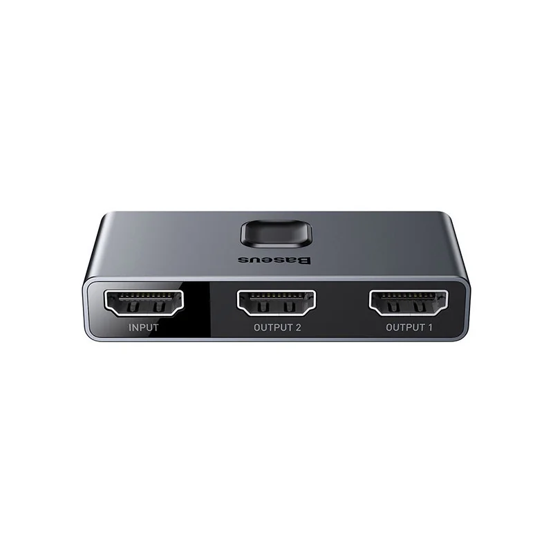 Répartiteur HDMI Matriciel HUB 2en1 Gris Sidéral - BASEUS - BAS219700