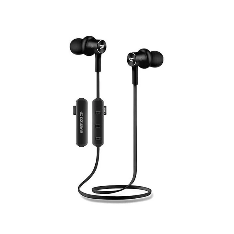 Écouteurs Aimantés Bluetooth/MP3 Noir - AVENZO - AV634NG