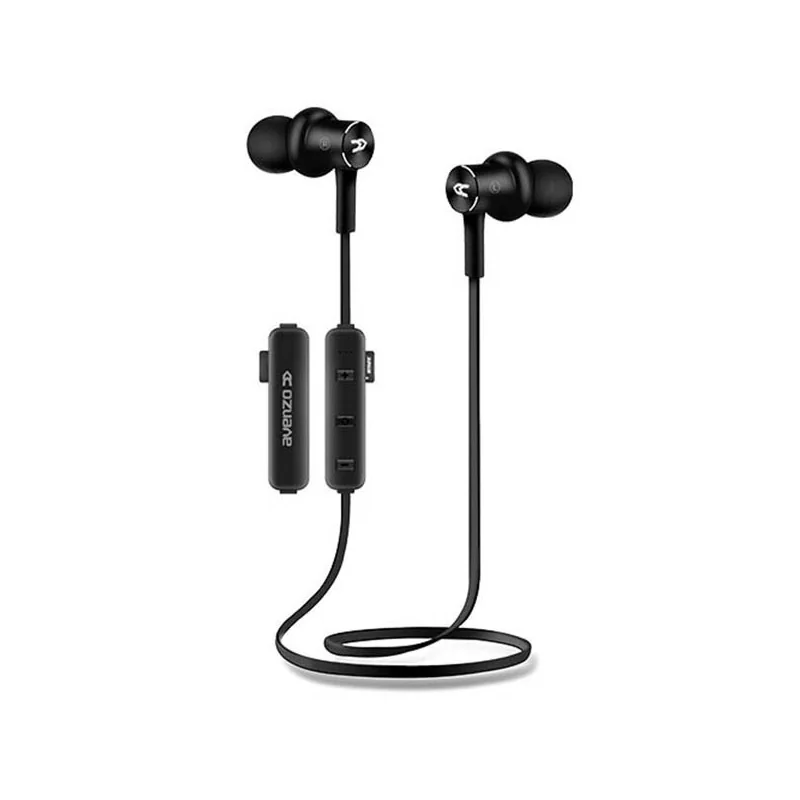 Écouteurs Aimantés Bluetooth/MP3 Noir - AVENZO - AV634NG