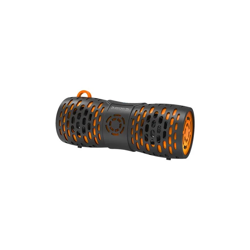 Enceinte WaterProof Bluetooth 12W Noir/Orange - AVENZO - AVSP3001BO