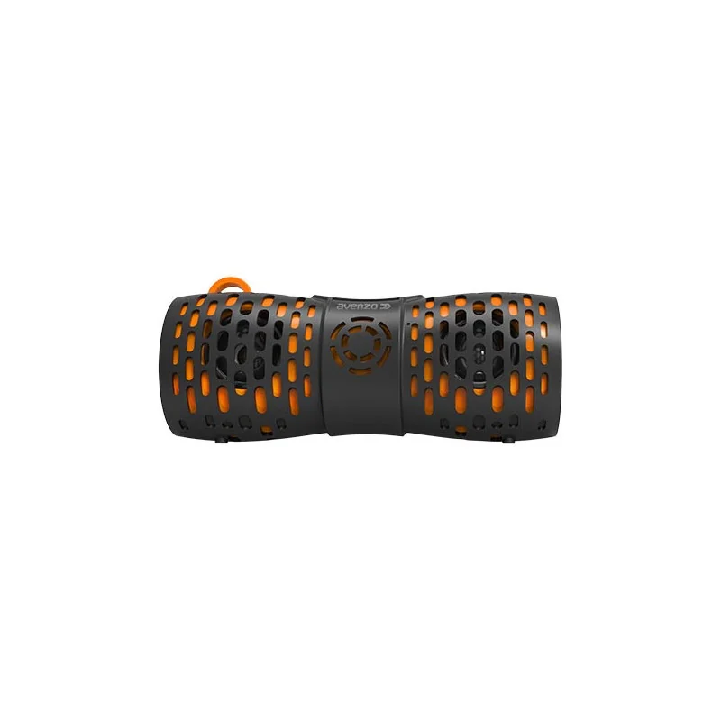 Enceinte WaterProof Bluetooth 12W Noir/Orange - AVENZO - AVSP3001BO