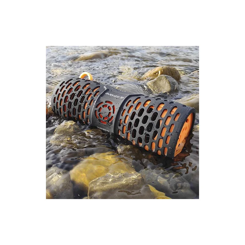 Enceinte WaterProof Bluetooth 12W Noir/Orange - AVENZO - AVSP3001BO