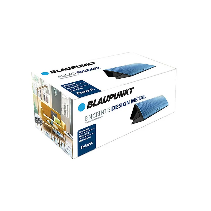 Enceinte Bluetooth Triangle 10W Bleu - BLAUPUNKT - BLP3200-151