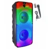 Enceinte Lumineuse Karaoké RGB Noir - INOVALLEY - INKA20RGB