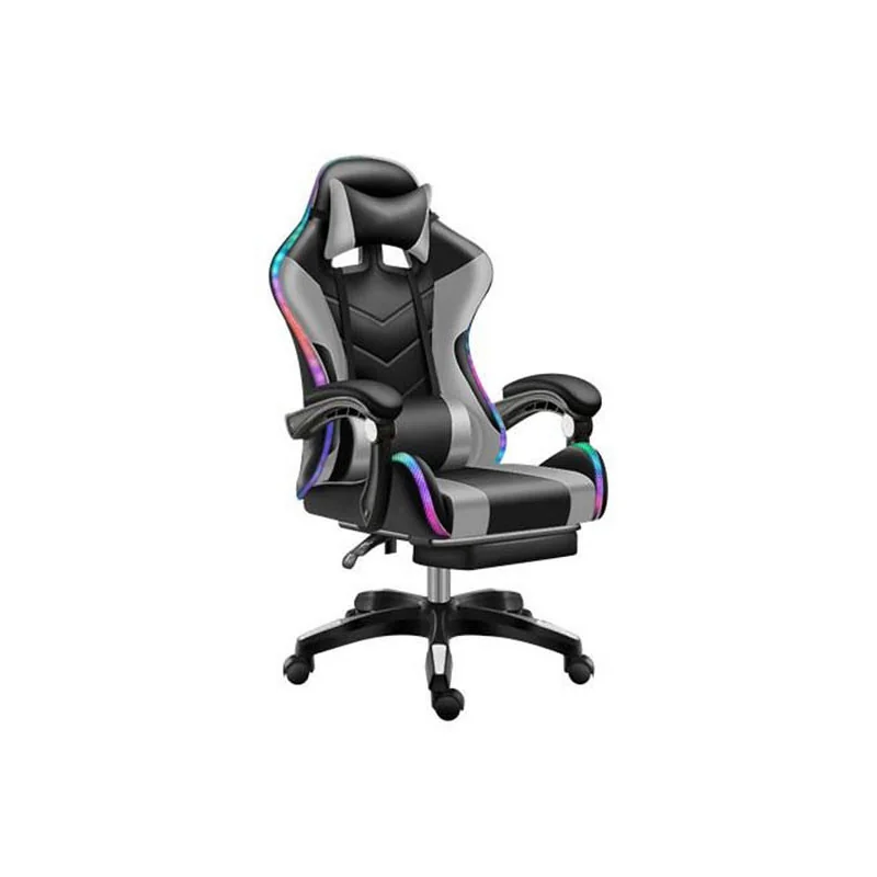 Fauteuil Gaming Massant Gris/Noir - HP - INSEATGAMEBTHNG