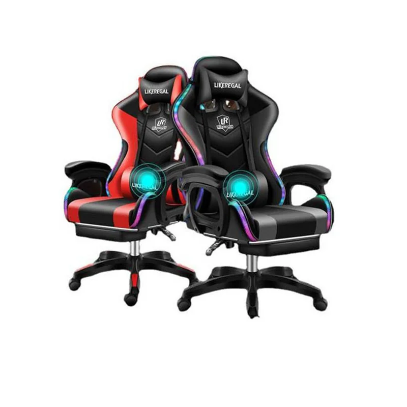 Fauteuil Gaming Massant Gris/Noir - HP - INSEATGAMEBTHNG