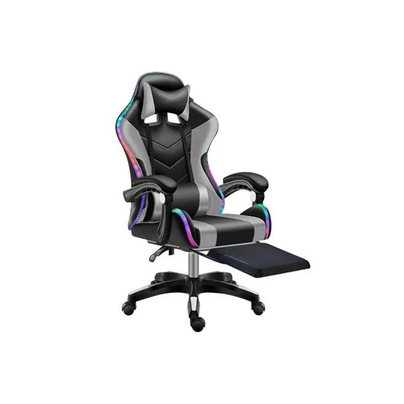 Fauteuil Gaming Massant Gris/Noir - HP - INSEATGAMEBTHNG