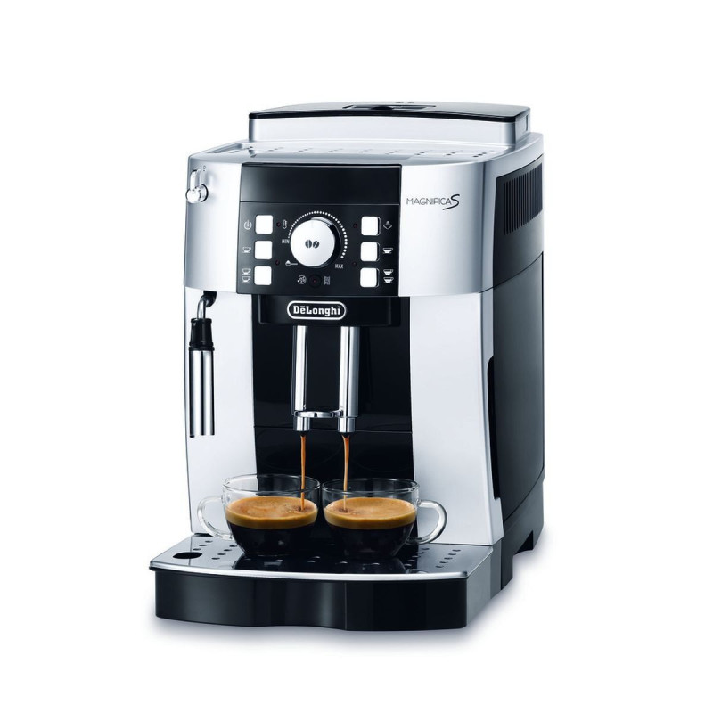 Expresso avec broyeur à grains ECAM21117SBS11 Argent/Noir - DELONGHI 