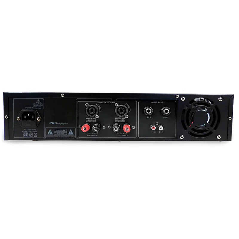 Amplificateur sono 2 x 1500 W Noir - AUDIO CLUB - AC3000