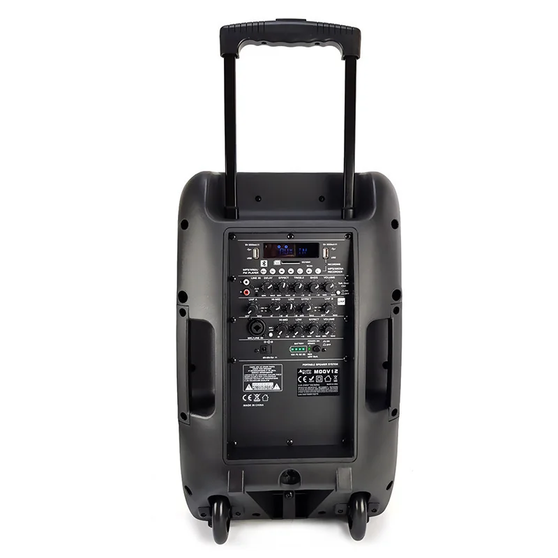 Enceinte Professionnel Portative 700W Noir - AUDIO CLUB - MOOV12