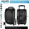 Enceinte Professionnel Portative 700W Noir - AUDIO CLUB - MOOV12