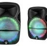 Enceinte Sono Mobile à LEDs RVB 700W Noir - MY DEEJAY - MDJ15RING