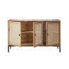 Buffet LIYA 3 Portes Cannage Rotin - L120 cm