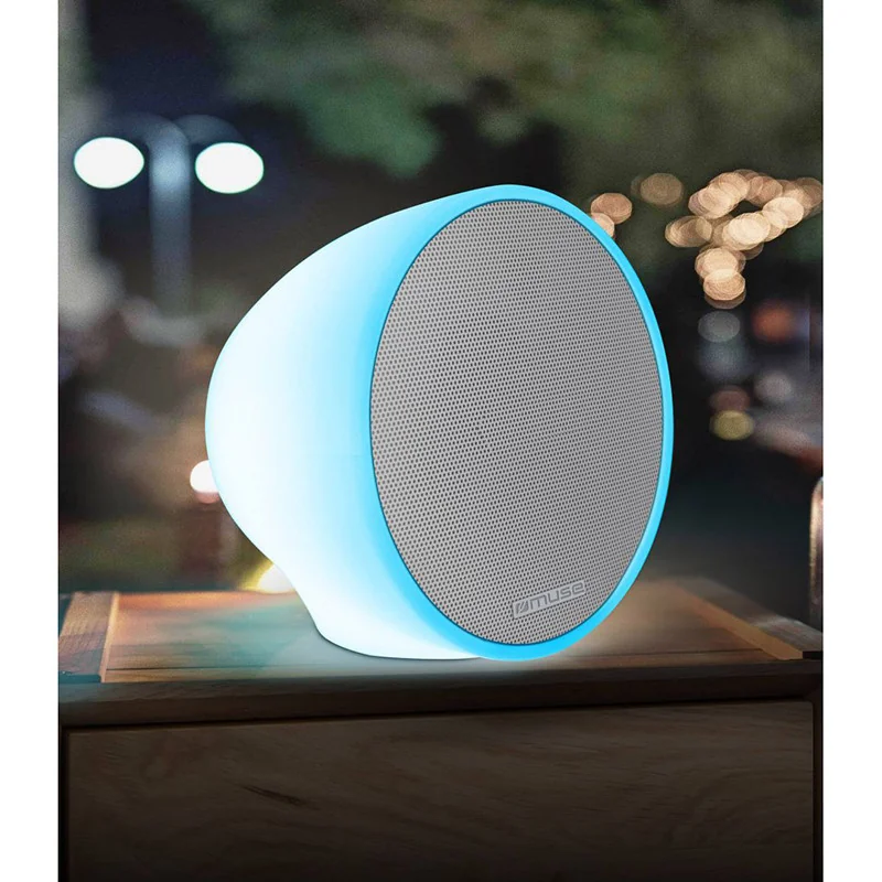 Enceinte Bluetooth portable lumineux ML-655 BT Blanc - MUSE