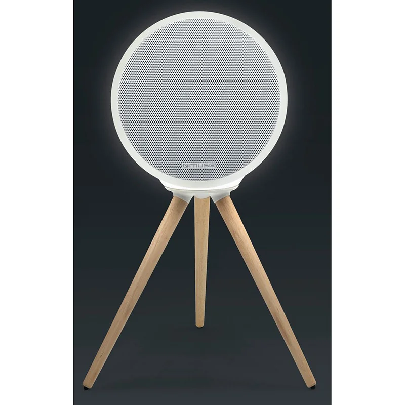 Enceinte Bluetooth portable lumineux ML-655 BT Blanc - MUSE