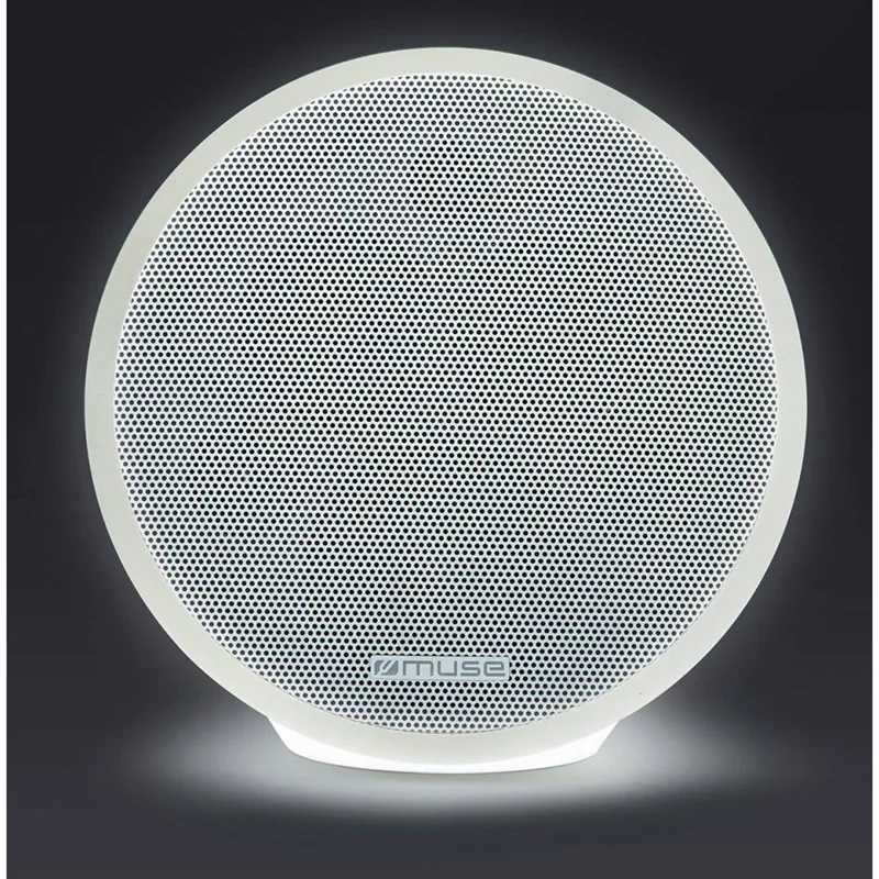 Enceinte Bluetooth portable lumineux ML-655 BT Blanc - MUSE