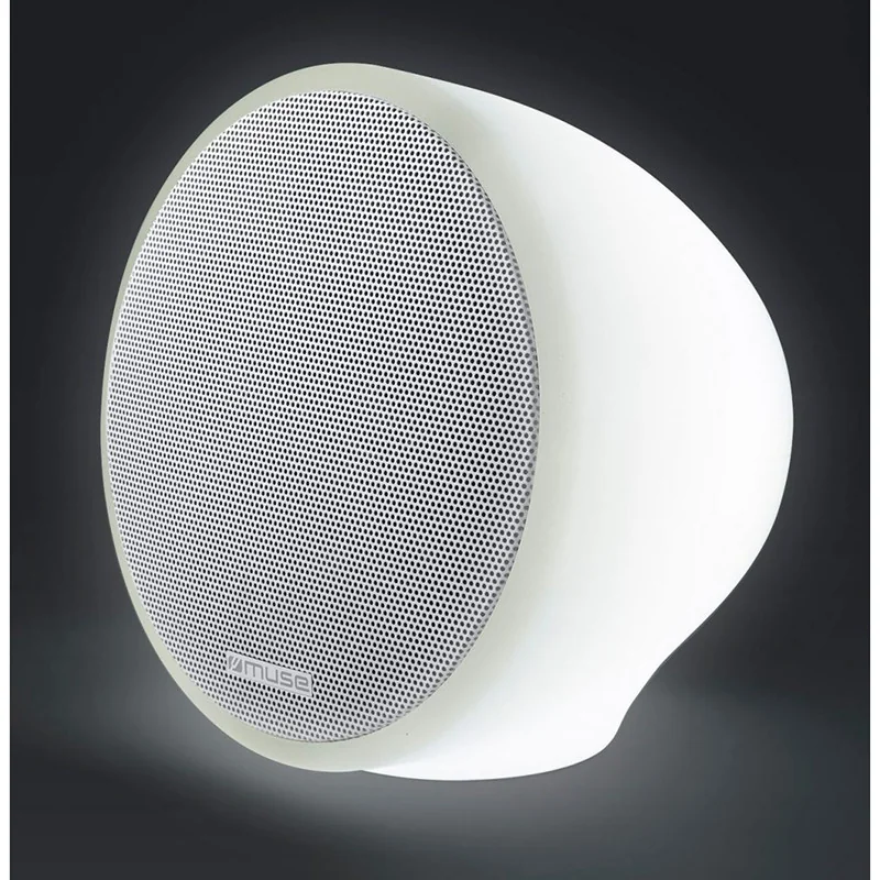 Enceinte Bluetooth portable lumineux ML-655 BT Blanc - MUSE