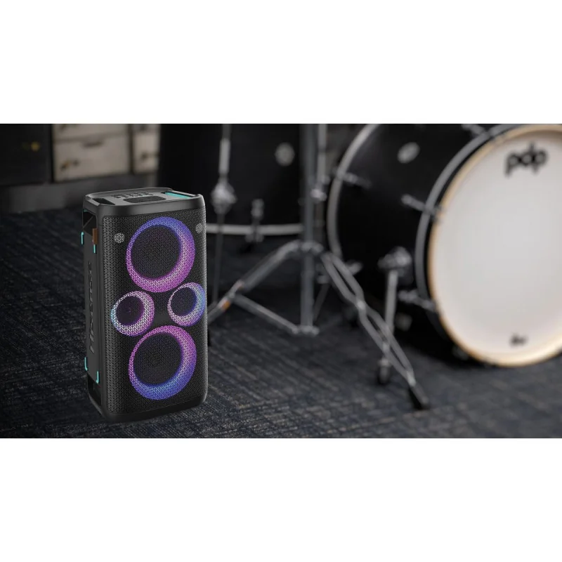 Enceinte Bluetooth 300W avec Effet Lumineux Party Rocker One Noir - HISENSE