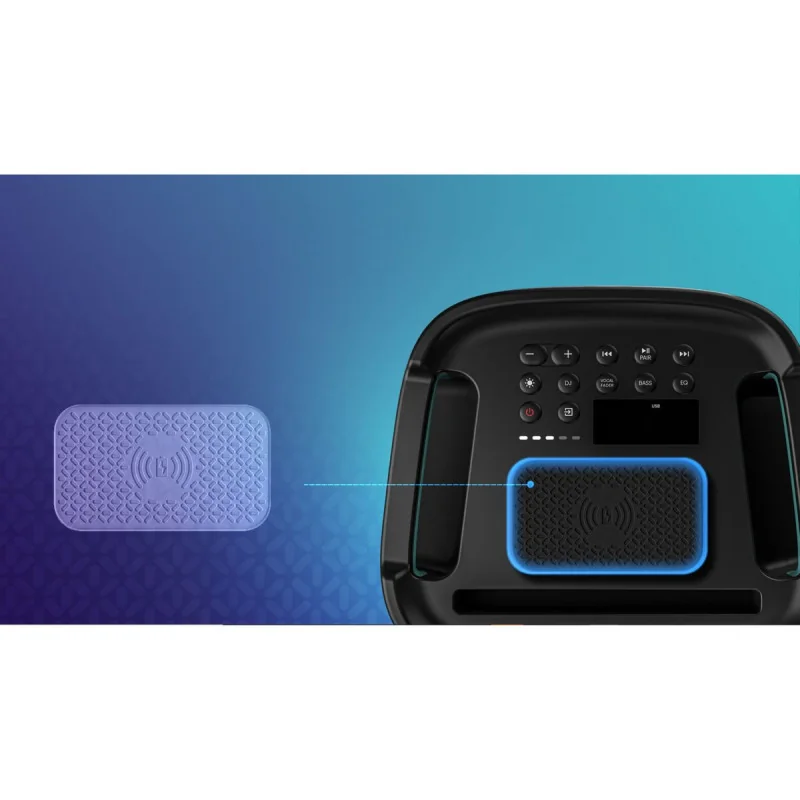 Enceinte Bluetooth 300W avec Effet Lumineux Party Rocker One Noir - HISENSE