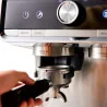 Machine à café Expresso + broyeur Barista professionnel Home Bistrot 1500W Noir/Argenté - KITCHENCOOK - HOMEBISTRO