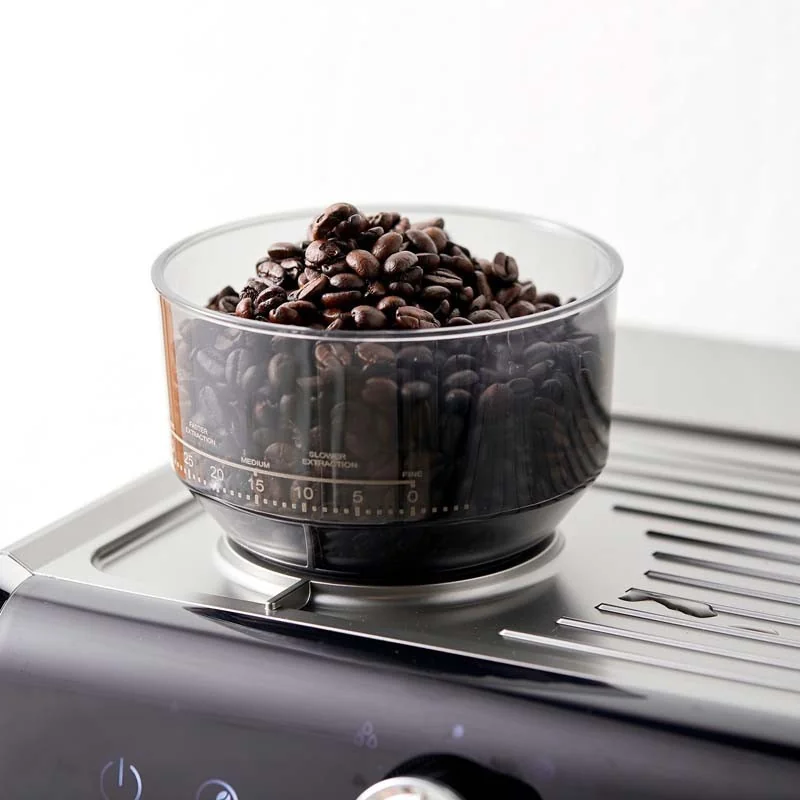 Machine à café Expresso + broyeur Barista professionnel Home Bistrot 1500W Noir/Argenté - KITCHENCOOK - HOMEBISTRO