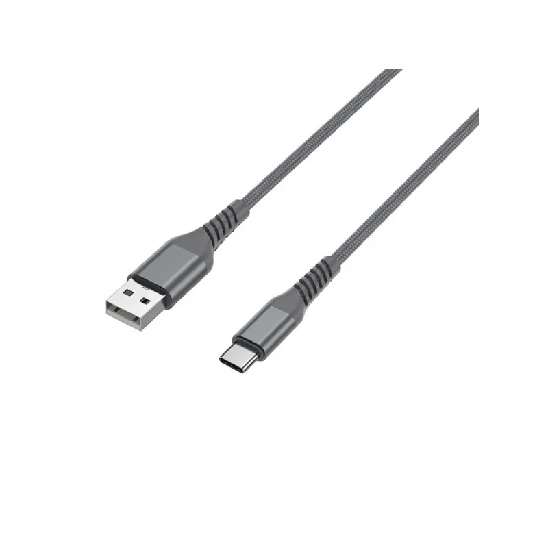 Câble USB/USB-C 3.2 GEN1 Mâle/Mâle + kevlar 400D 1m Noir - WE