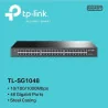 Commutateur Switch Gigabit 48 ports Noir - TP-LINK