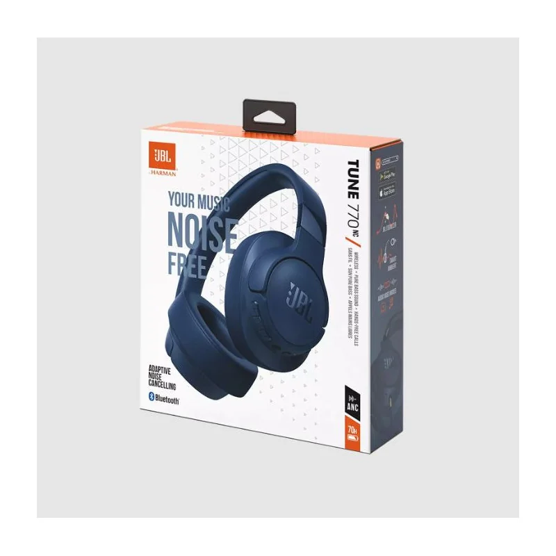 Casque supra-auriculaire sans fil Bluetooth Tune 770NC Bleu - JBL - JBLT770NCBLU