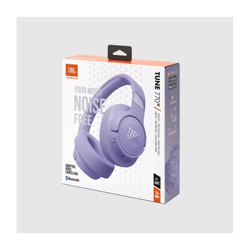 Casque supra-auriculaire sans fil Bluetooth Tune 770NC Violet - JBL - JBLT770NCPUR