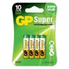 Piles AAA Alkaline Super 1,5V - GP - 5507