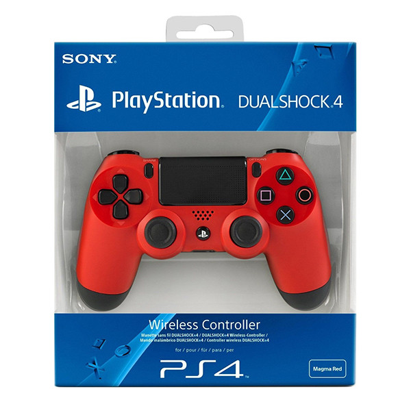 Sony DualShock 4 Manette de jeu PlayStation 4 Noir, Rouge - Accessoires de  jeux vidéo (Manette de jeu, PlayStation 4, Analogique/Numérique, D-pad