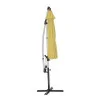 Parasol latéral sinae D290cm rond Jaune banane - NATERIAL