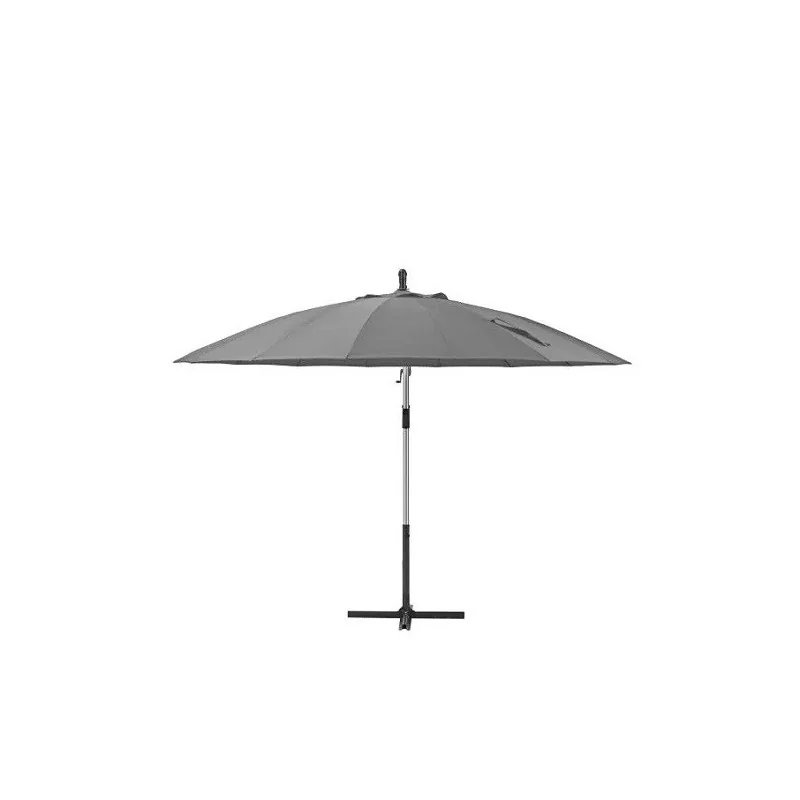 Parasol latéral sinae D290cm rond aluminium Rouge - NATERIAL