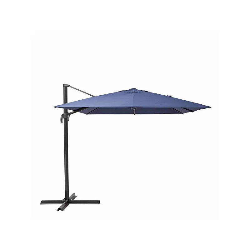 Parasol déporté Aura 386.5x281cm Bleu - NATERIAL