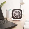 Mini ventilateur de table 3W Ø14cm Gris/Noir - EQUATION