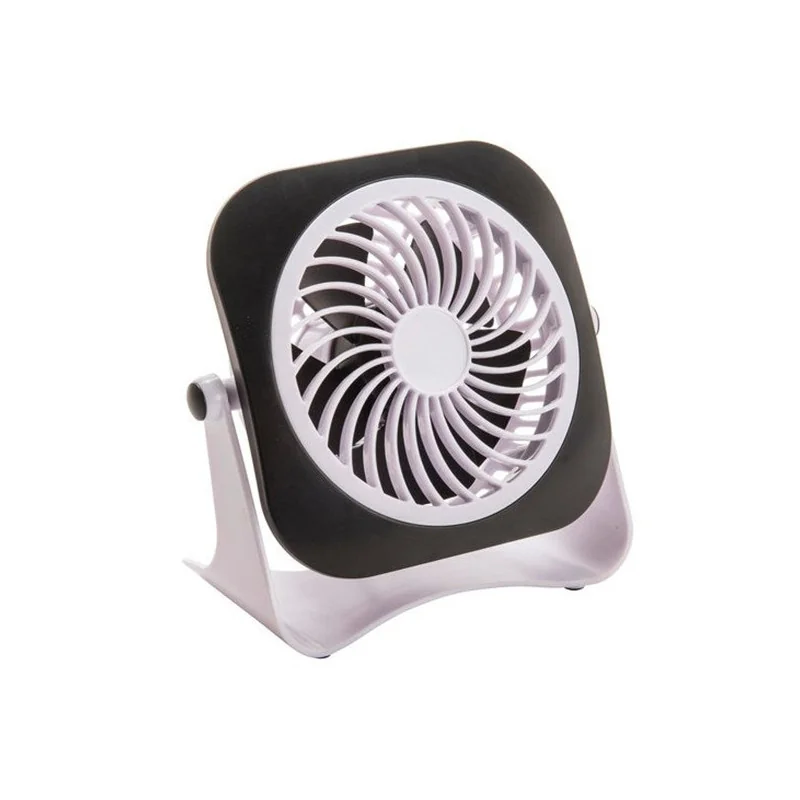 Mini ventilateur de table 3W Ø14cm Gris/Noir - EQUATION