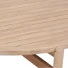 Table basse de jardin ronde Deona H48cm Beige - HESPERIDE