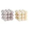 Bougies Bubble 125g Beige/Gris - DKD HOME DECOR