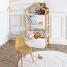 Bibliothèque enfant Maison H.120cm Naturel - ATMOSPHERA