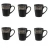 Mug M Ethnikaa 32cL Noir - SECRET DE GOURMET