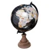 Globe Terrestre Déco en bois fer/pin et polypropylène 19.5x18x32cm - 187905