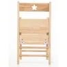 Chaise pliante enfant Hévéa Naturel - ATMOSPHERA