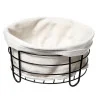 Panier multi-usage métal Bistrot 21cm Blanc/Noir - 5FIVE SIMPLY SMART