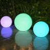 Boule LED RGB 25cm Blanc - GRAVENDAL GARDEN