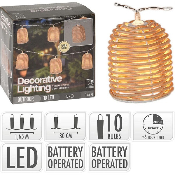 10 lumières de bouteille led avec minuterie - Achat & prix