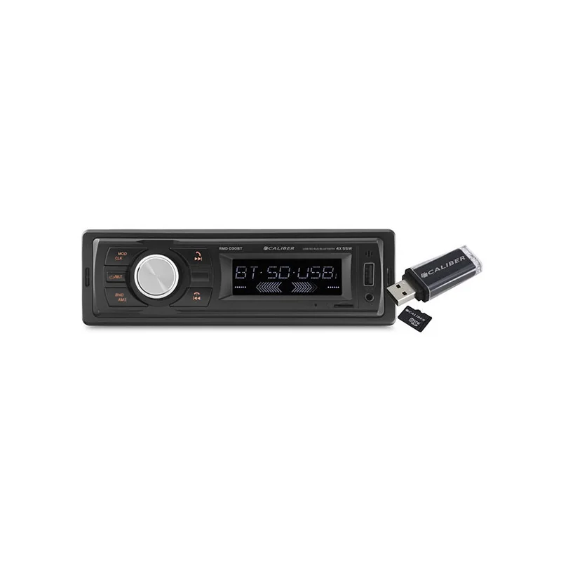 Autoradio FM Bluetooth 4x55W Noir - CALIBER - ARRMD030BTCALI